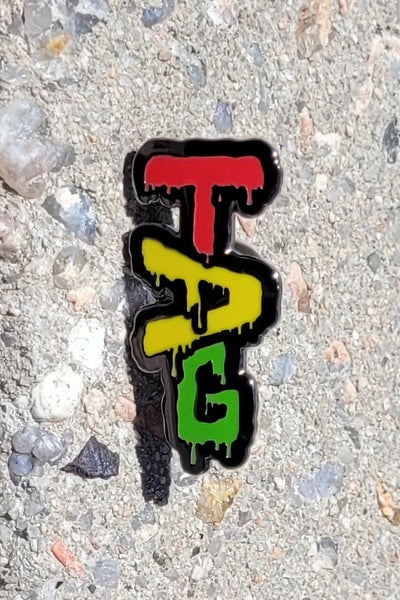 TAG - Wavy Label Logo 1.25" x 0.625" Lapel Pin