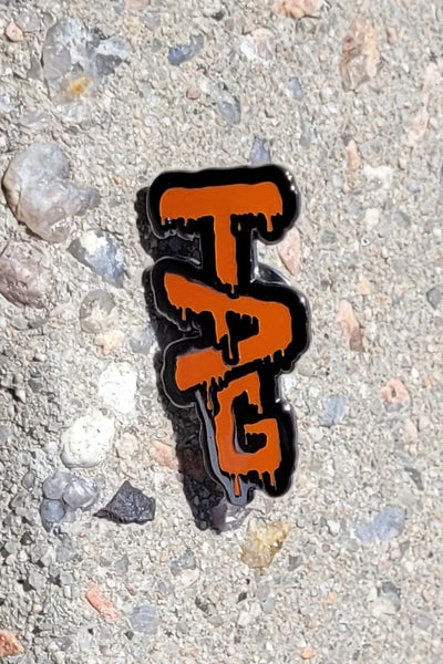 TAG - Wavy Label Logo 1.25" x 0.625" Lapel Pin