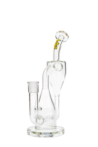 TAG - 9" Circle Hole Inline Recycler 50x5MM - 14MM Female