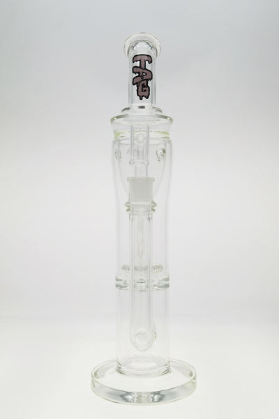 TAG - 16" Double UFO Inline to Super Slit Inverted UFO Showerhead Klein Recycler (18MM Female)