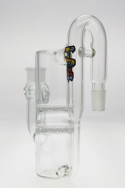 TAG - 8.25" Double Honeycomb Ash Catcher w/ Recycling E.C. 50x5MM (18MM Male to 18MM Female)