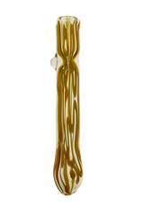 Color Ribbon Chillum w/ Marble (Single Hole)