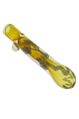 Color Ribbon Chillum w/ Marble (Single Hole)