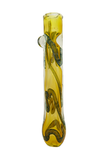 Color Ribbon Chillum w/ Marble (Single Hole)
