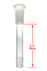 TAG - 18/14MM 6 Row x 3 (54 Hole) Open End Gridded Super Slit Downstem (5.50")