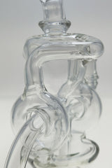 TAG - 8" Twin Arm Super Slit Donut Wormhole Recycler with Bellow Base (10MM Female)