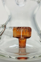 TAG - 8" Recycling Stacked Bellow Ball Bent Neck with Super Slit Puck Diffuser (14MM Female)