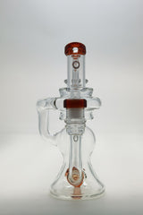 TAG - 8" Recycling Stacked Bellow Ball Bent Neck with Super Slit Puck Diffuser (14MM Female)