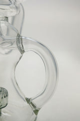 TAG - 8" Recycling Stacked Bellow Ball Bent Neck with Super Slit Puck Diffuser (14MM Female)