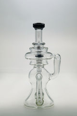 TAG - 8" Recycling Stacked Bellow Ball Bent Neck with Super Slit Puck Diffuser (14MM Female)