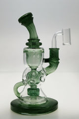 TAG - 8.5" Faberge Egg Klein Incycler (Recycler) w/ Super Slit Puck (14MM Female)