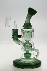 TAG - 8.5" Faberge Egg Klein Incycler (Recycler) w/ Super Slit Puck (14MM Female)