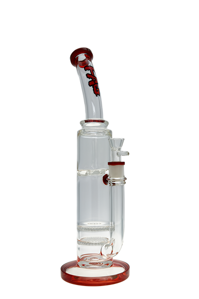 TAG - 16" Bent Neck Double Honeycomb w/ Spinning Splash Guard (18MM Female)