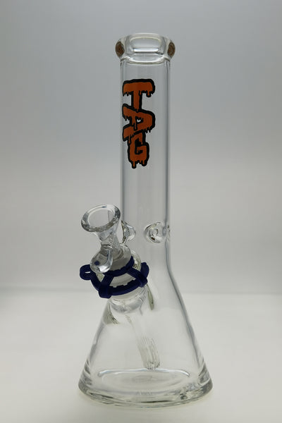TAG - 12" Beaker 44x4MM - 18/14MM Downstem (4.00")