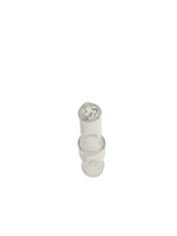 TAG - Glass Rolling Tip with Mouth Piece and Tri-Screen - 8MM OD - Clear .01 (2nd Quality)