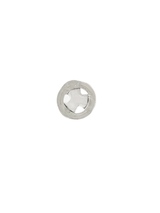 TAG - Glass Rolling Tip with Mouth Piece and Tri-Screen - 8MM OD - Clear .01 (2nd Quality)