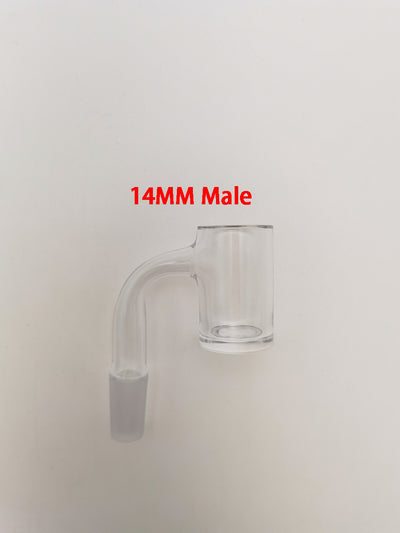 TAG - Full Weld Concave Quartz Banger Can (Flat Top) High Air Flow 25x2MM-4MM
