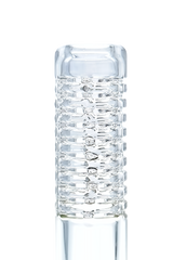 TAG - 18/14MM 10 Row x 2 (60 Hole) Open End Gridded Super Slit Downstem (18/14MM Downstem)