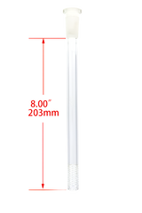 TAG - 18/14MM 10 Row x 2 (60 Hole) Open End Gridded Super Slit Downstem (18/14MM Downstem)