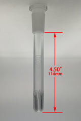 TAG - 18/14MM Closed End Rounded Super Slit Showerhead Downstem