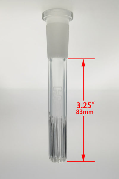 TAG - 18/14MM Open End Rounded Super Slit Showerhead Downstem