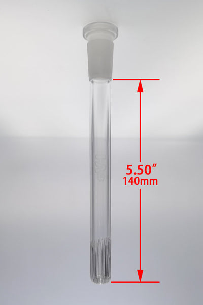 TAG - 18/14MM Open End Rounded Super Slit Showerhead Downstem