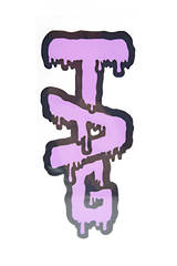 TAG - Wavy Label Sticker 3.50" x 2.00"