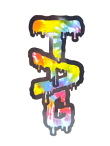TAG - Wavy Label Sticker 3.50" x 2.00"