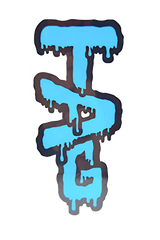 TAG - Wavy Label Sticker 3.50" x 2.00"