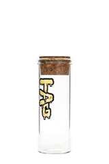 TAG - 8" Glass Jar w/ Cork Top (75x5MM)