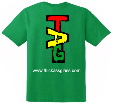 TAG T-Shirt - Green Shirt - Rasta Label