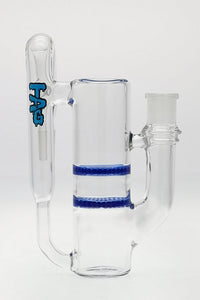 TAG - 8.25" Double Honeycomb Ash Catcher w/ Recycling E.C. 50x5MM (18MM Male to 18MM Female)