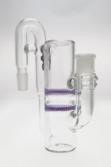 TAG - 8.25" Double Honeycomb Ash Catcher w/ Recycling E.C. 50x5MM (18MM Male to 18MM Female)