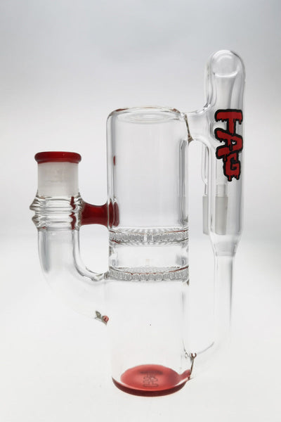 TAG - 8.25" Double Honeycomb Ash Catcher w/ Recycling E.C. 50x5MM (18MM Male to 18MM Female)