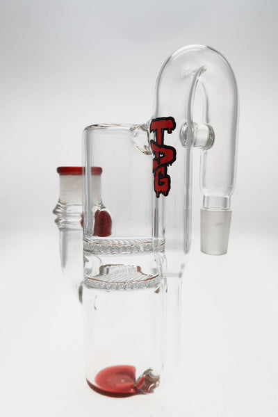 TAG - 8.25" Double Honeycomb Ash Catcher w/ Recycling E.C. 50x5MM (18MM Male to 18MM Female)