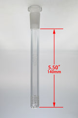 TAG - 18/14MM 6 Row x 3 (54 Hole) Open End Gridded Super Slit Downstem (5.50")