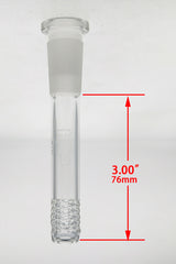 TAG - 18/14MM 6 Row x 3 (54 Hole) Open End Gridded Super Slit Downstem (5.50")