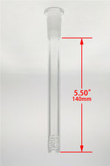 TAG - 18/14MM 6 Row x 3 (54 Hole) Open End Gridded Super Slit Downstem (5.50")