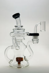 TAG - 8" Recycling Stacked Bellow Ball Bent Neck with Super Slit Puck Diffuser (14MM Female)