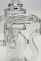 TAG - 8" Recycling Stacked Bellow Ball Bent Neck with Super Slit Puck Diffuser (14MM Female)