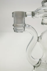 TAG - 8" Recycling Stacked Bellow Ball Bent Neck with Super Slit Puck Diffuser (14MM Female)