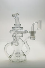 TAG - 8" Recycling Stacked Bellow Ball Bent Neck with Super Slit Puck Diffuser (14MM Female)