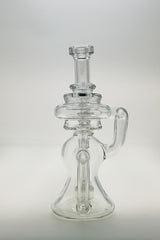 TAG - 8" Recycling Stacked Bellow Ball Bent Neck with Super Slit Puck Diffuser (14MM Female)