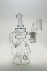 TAG - 8" Recycling Stacked Bellow Ball Bent Neck with Super Slit Puck Diffuser (14MM Female)