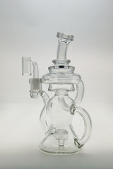 TAG - 8" Recycling Stacked Bellow Ball Bent Neck with Super Slit Puck Diffuser (14MM Female)