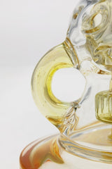 TAG - 8.5" Faberge Egg Klein Incycler (Recycler) w/ Super Slit Puck (14MM Female)