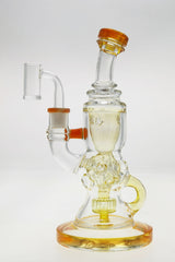 TAG - 8.5" Faberge Egg Klein Incycler (Recycler) w/ Super Slit Puck (14MM Female)