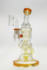 TAG - 8.5" Faberge Egg Klein Incycler (Recycler) w/ Super Slit Puck (14MM Female)