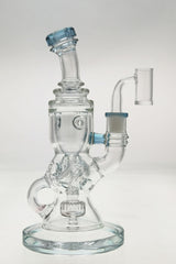 TAG - 8.5" Faberge Egg Klein Incycler (Recycler) w/ Super Slit Puck (14MM Female)