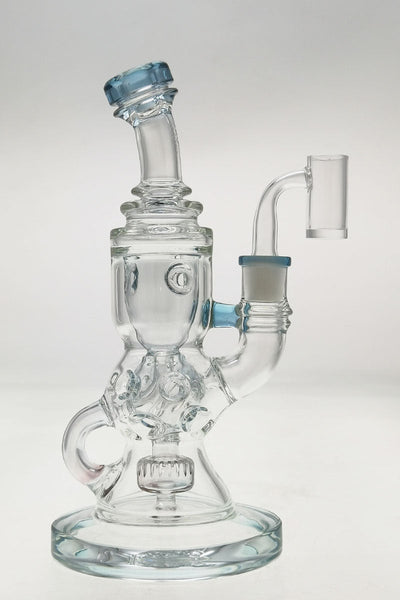 *CLEARANCE* TAG - 8.5" Faberge Egg Klein Incycler (Recycler) w/ Super Slit Puck (14MM Female)